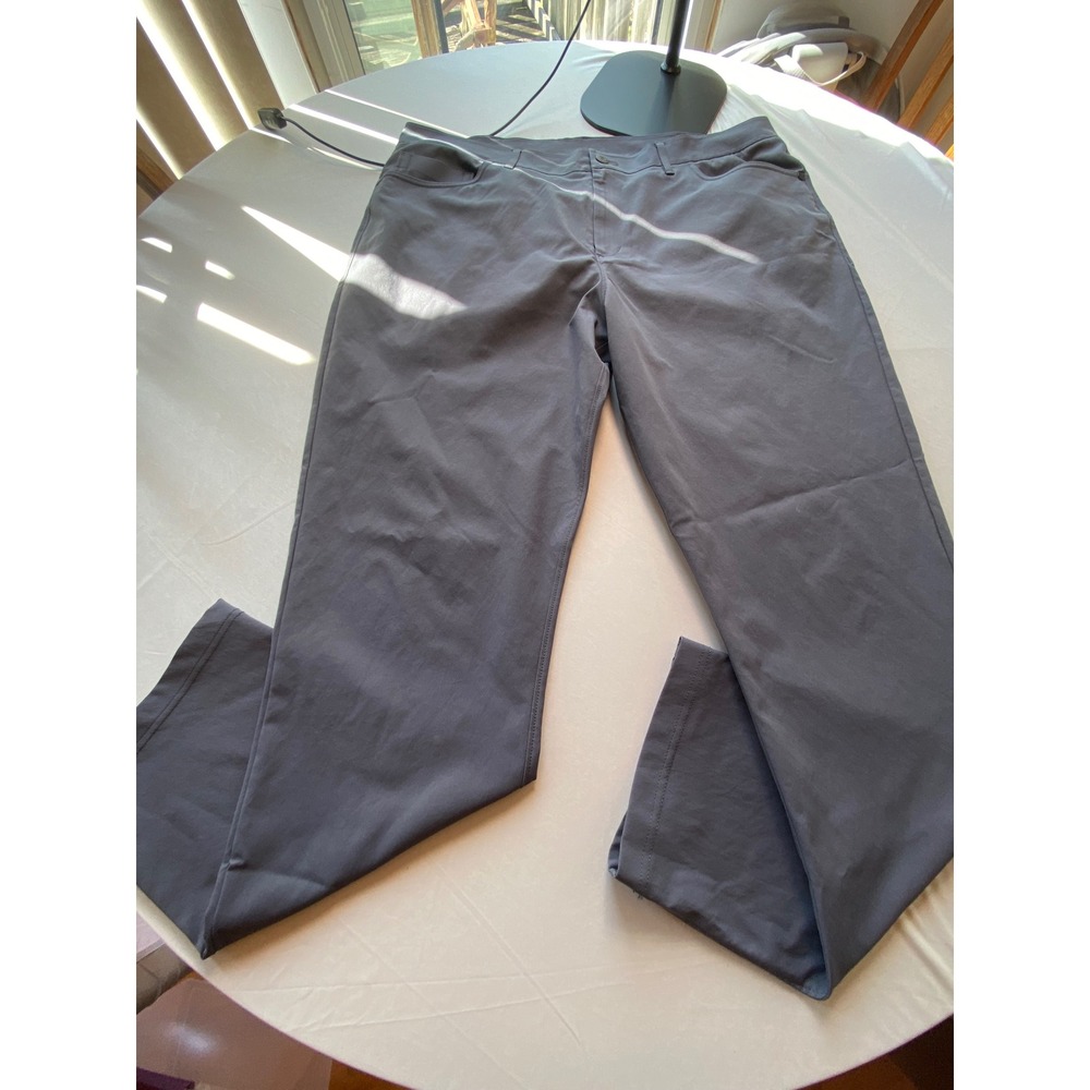 Public Rec All Day Every Day Pants Mens 38x32 Grey Performance Trousers Golf